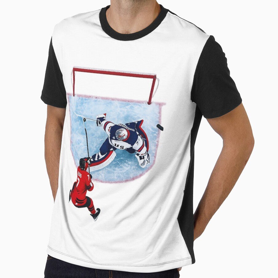 USA Ice Hockey Goalie Save Hockey Player Fan Sport by SofenArt