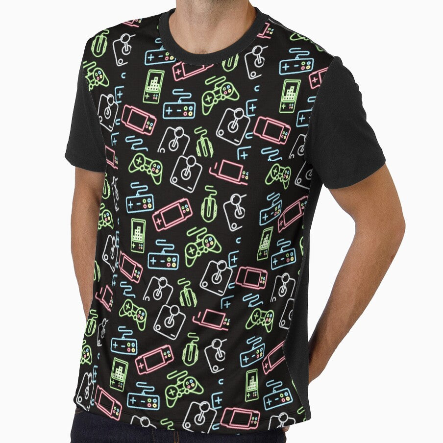 Gaming device icons pattern - Illustration design by Nemesiscrowd