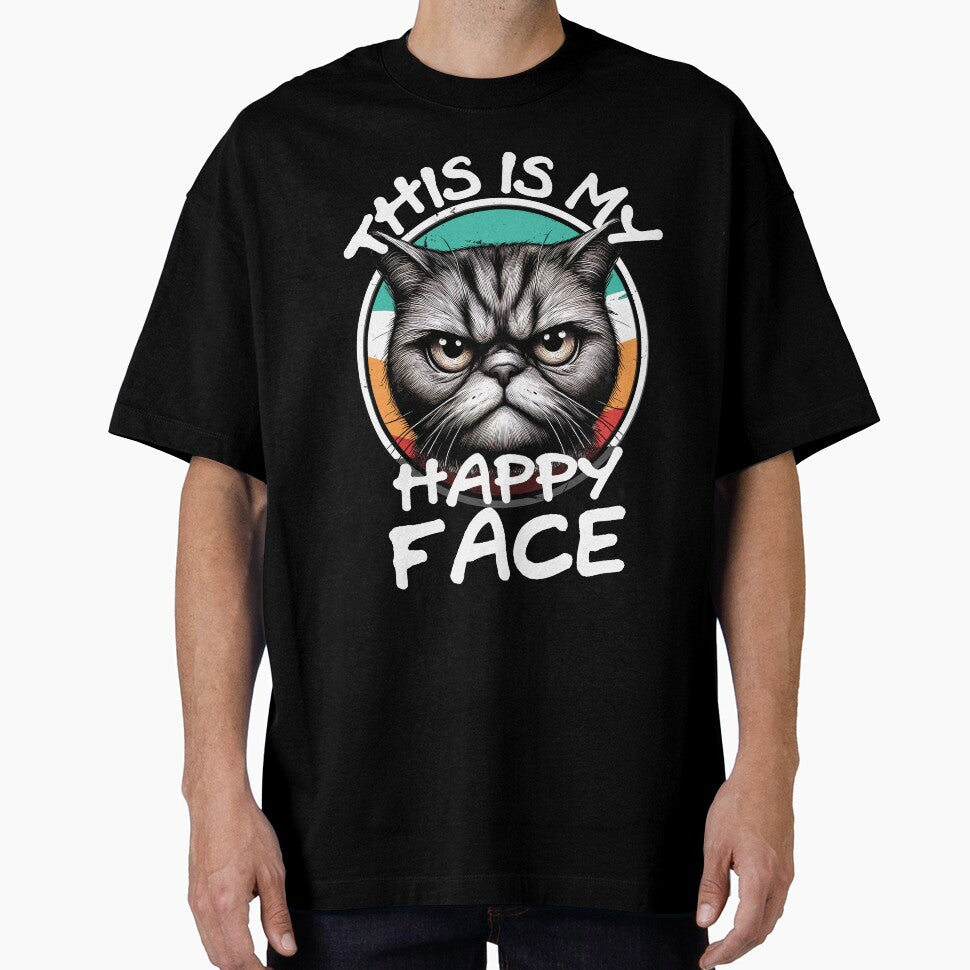 This Is My Happy Face Black British Short Hair Lover by JerdbordinShop