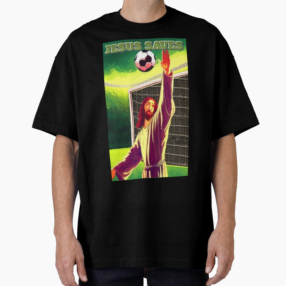 JESUS SAVES the goal (#03) by SolidEarthArt