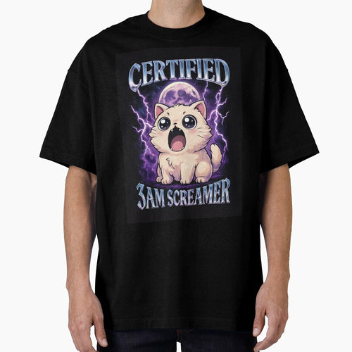 3AM Screamer – Kawaii Chaos Cat by catastrocat