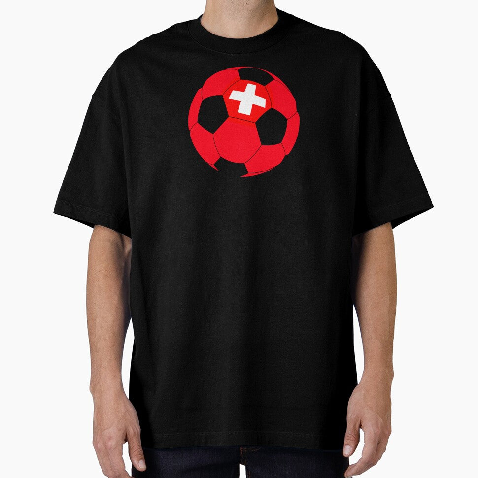 Switzerland Soccer Switzerland Gift Sports T-Shirt by MarlowLoom