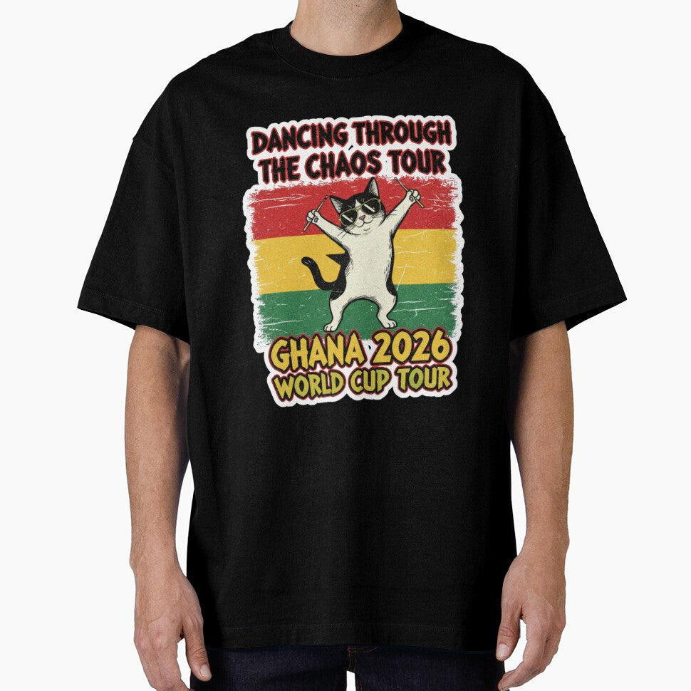 Dancing Through the Chaos Tour — Ghana World Cup Rock Shirt by catastrocat