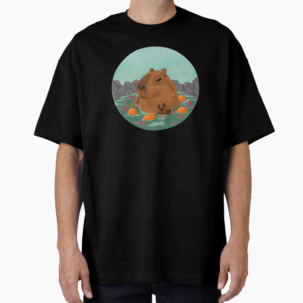Capybara Spa by mothmanatee
