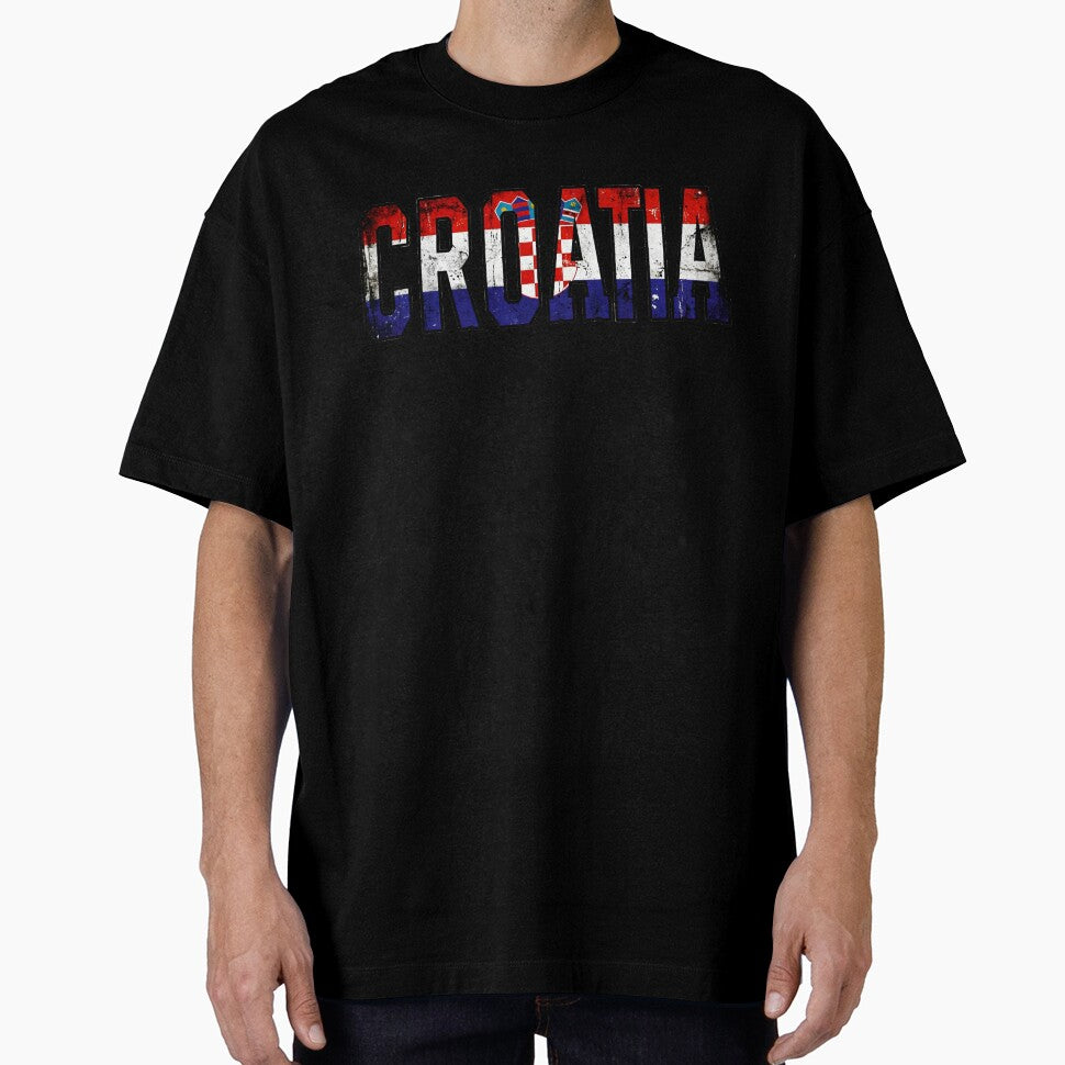 Croatia Flag Distressed Grunge Soccer Fan Gift – World Cup 2026 by Martin's_Design