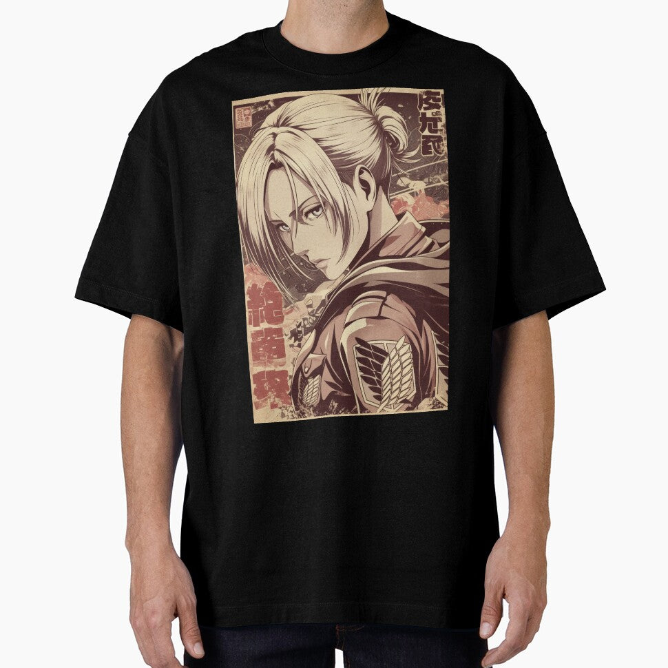 Annie Leonhart  Warm Rose Vintage Poster by AnimeArsenalPrints