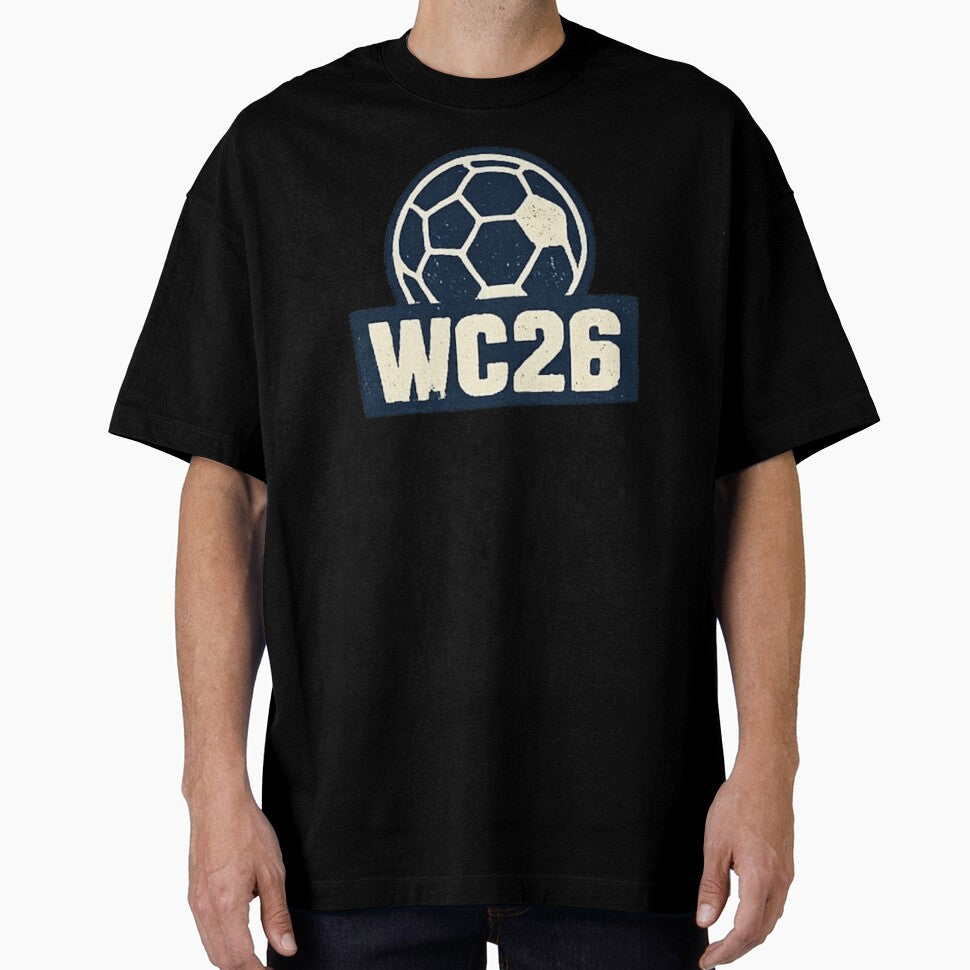 WC26 Retro Soccer Ball Vintage Football Fan Design by NeO² Studio