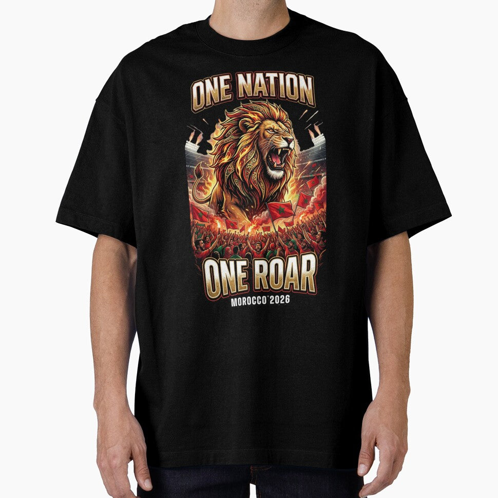 Morocco Football Fan - One Roar One Nation by Zenith-Co