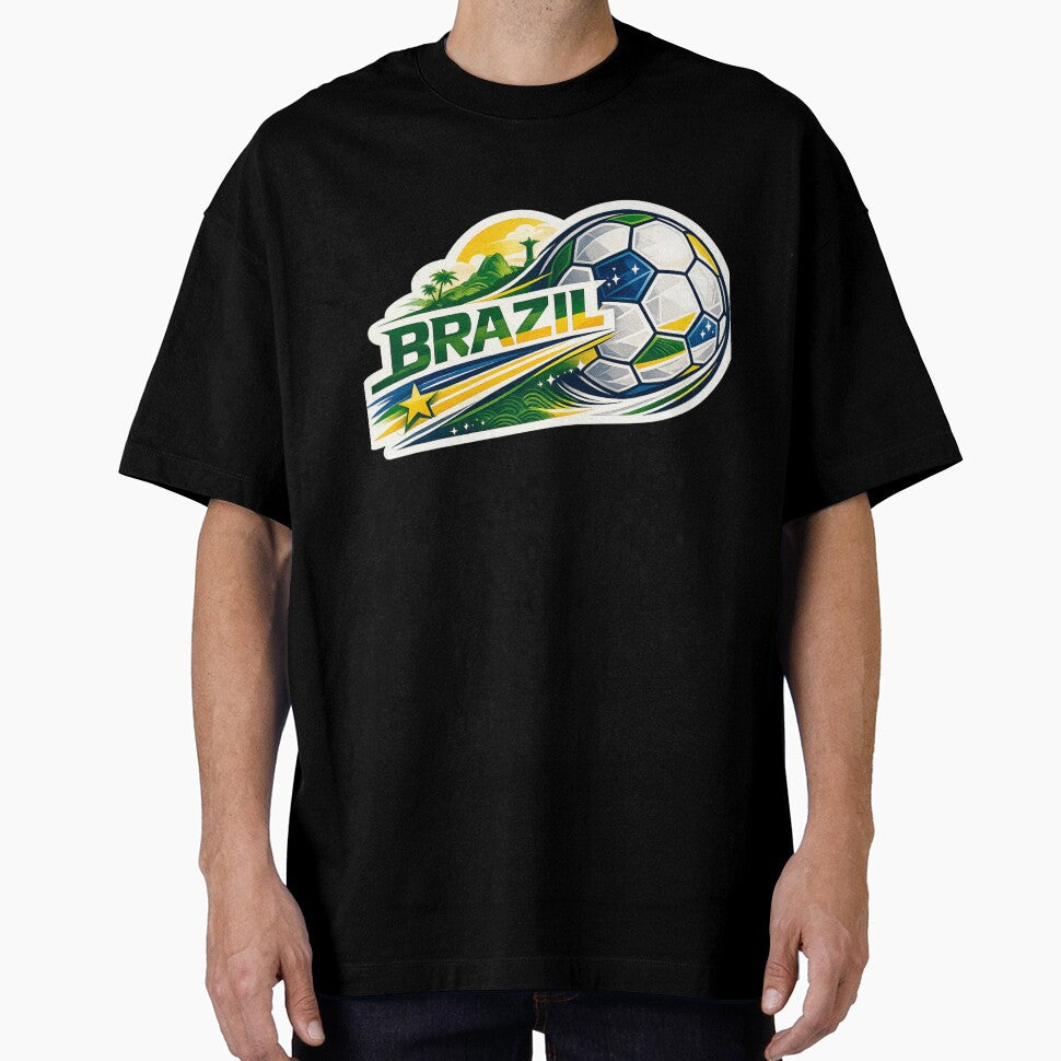 Brazil Football Sticker for Fans Who Feel the Energy of the Game | Minimal Soccer Design by shlepyart