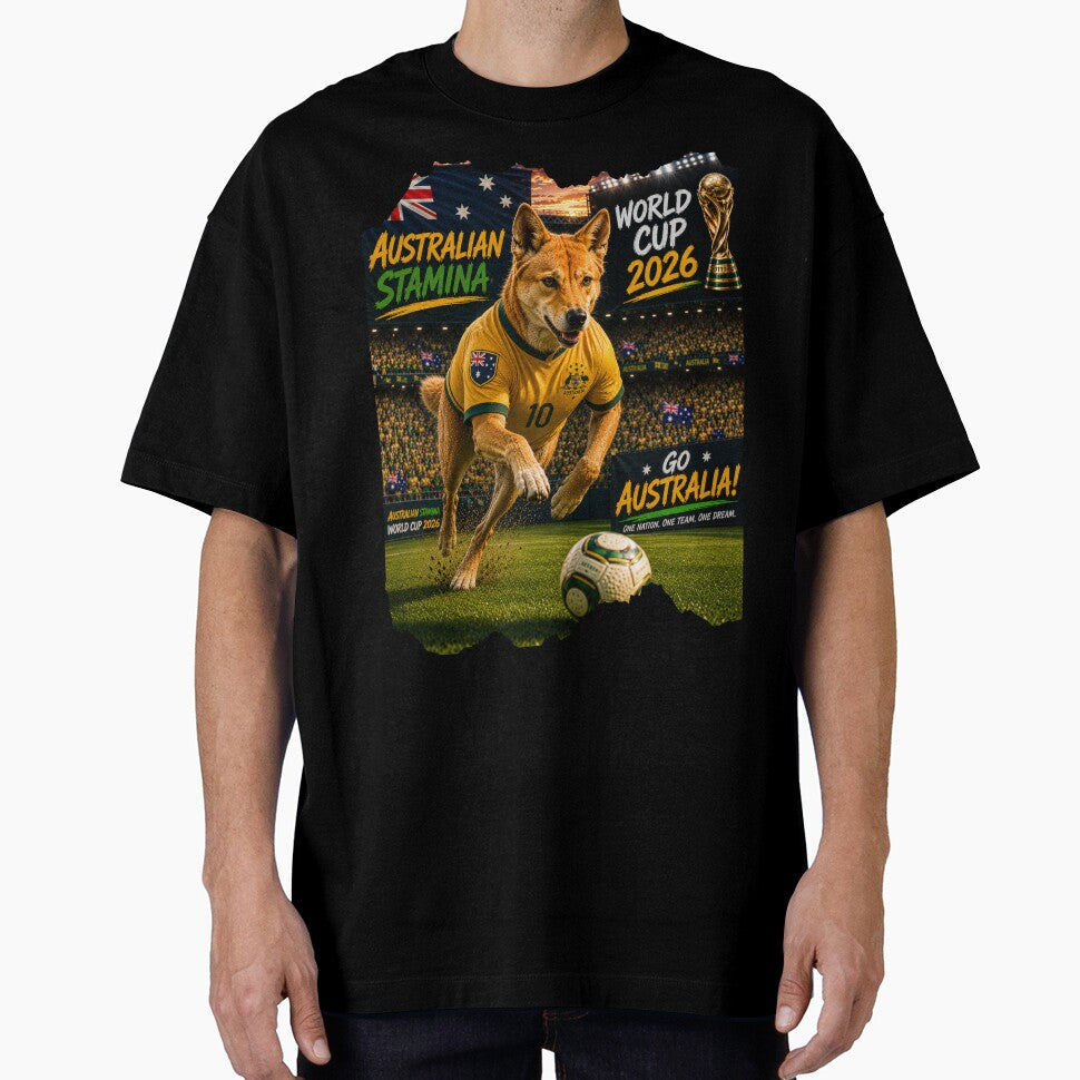 World Cup 2026 Australia Soccer fan Dingo Stamina by WhatASunShine