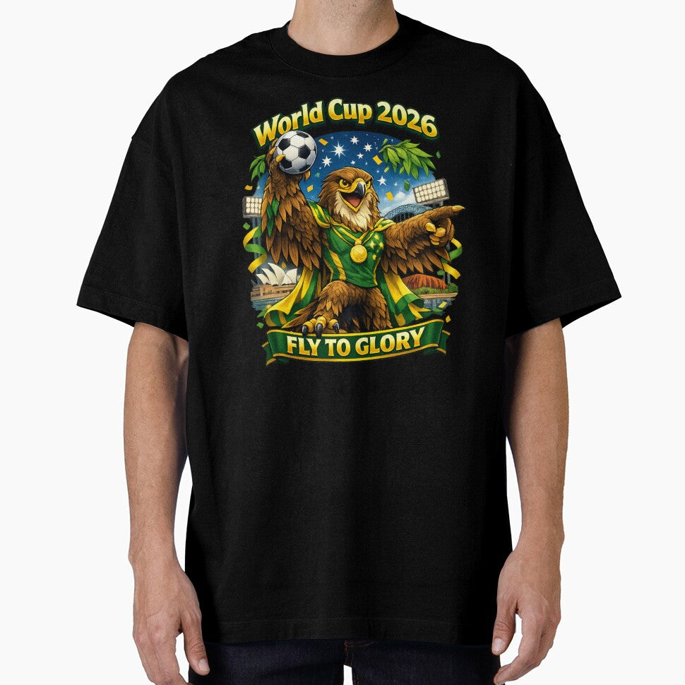 Australia World Cup 2026 Eagle Fan Art by Retro Arabica