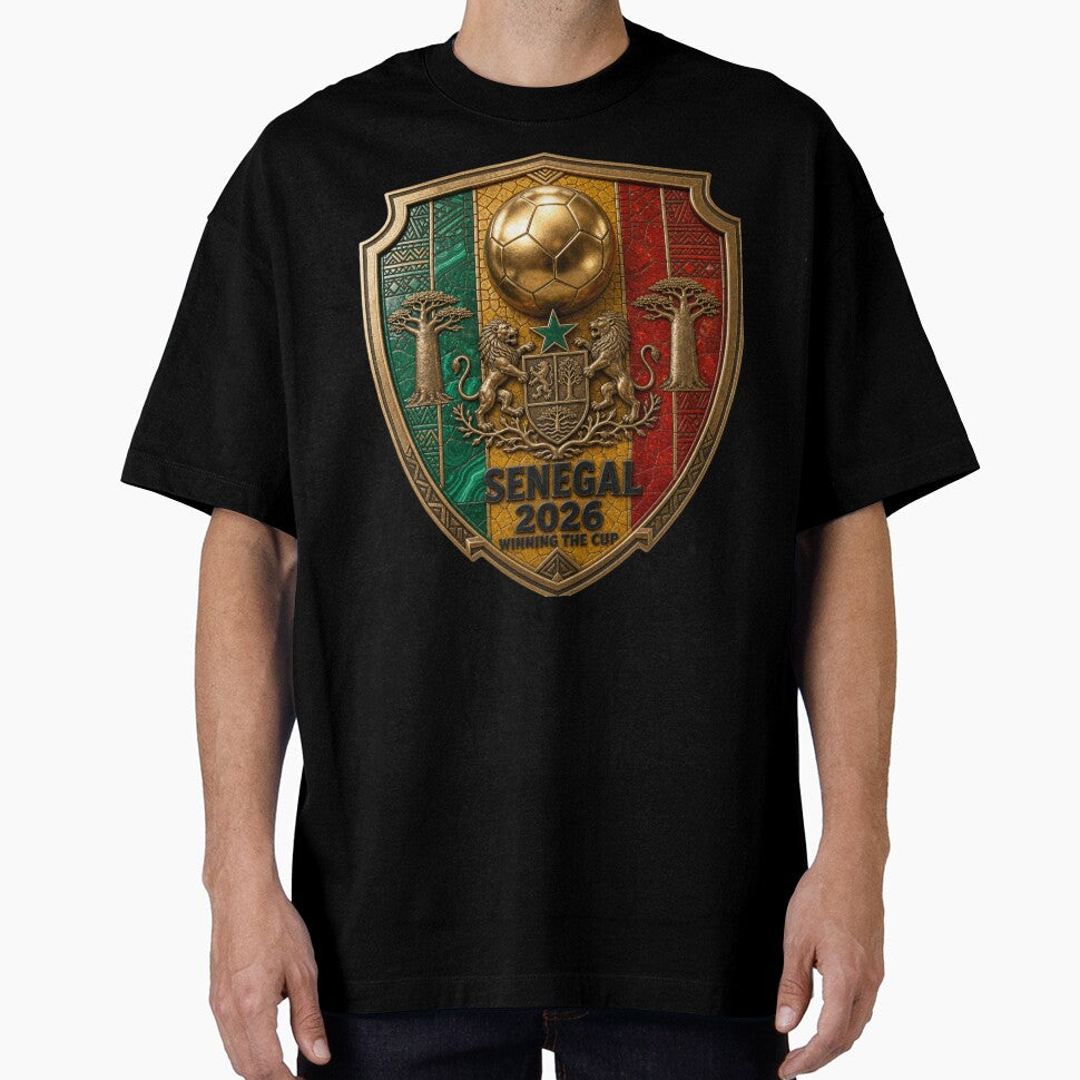 Senegal Soccer Fan Art | Luxury Crest | 2026 Soccer Tournament by BrickByDream
