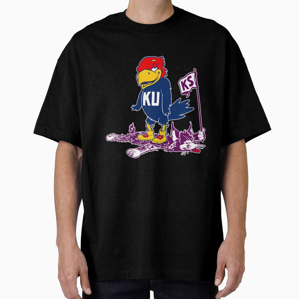 Vintage Ku Vs. K-State Mascot by MACIWATKINS