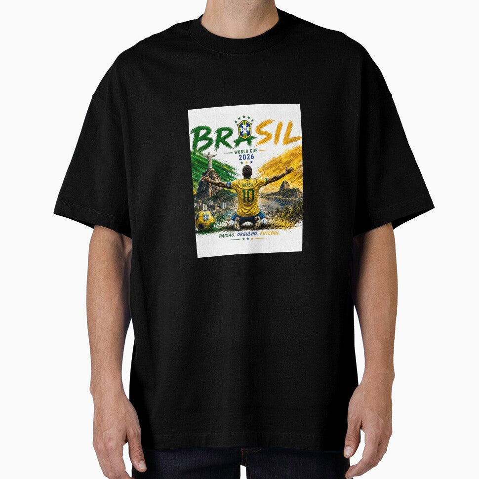 Brazil Football Team World Cup 2026 Design | Brazil Soccer Fan Art for True Supporters by allin14fun