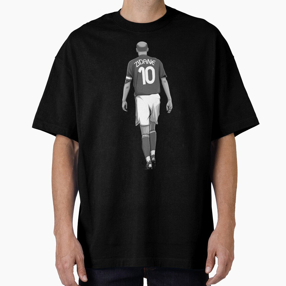 Zinedine Zidane Black and White Version by Aldduardo