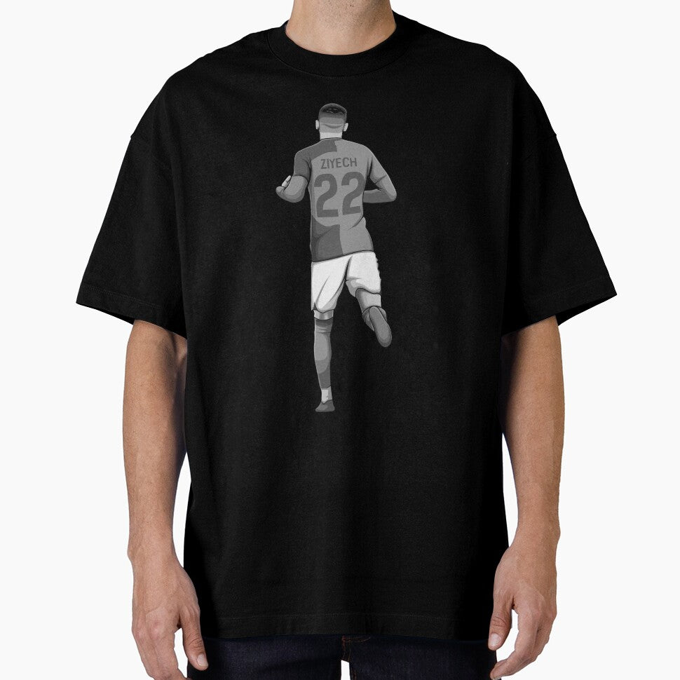 Hakim Ziyech Black and White Version by Aldduardo