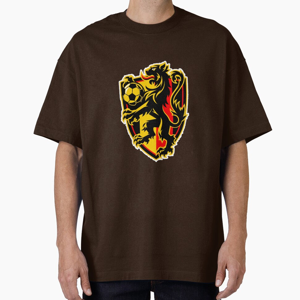 Belgian Lion Football Supporters Crest by JaaGo PopLab