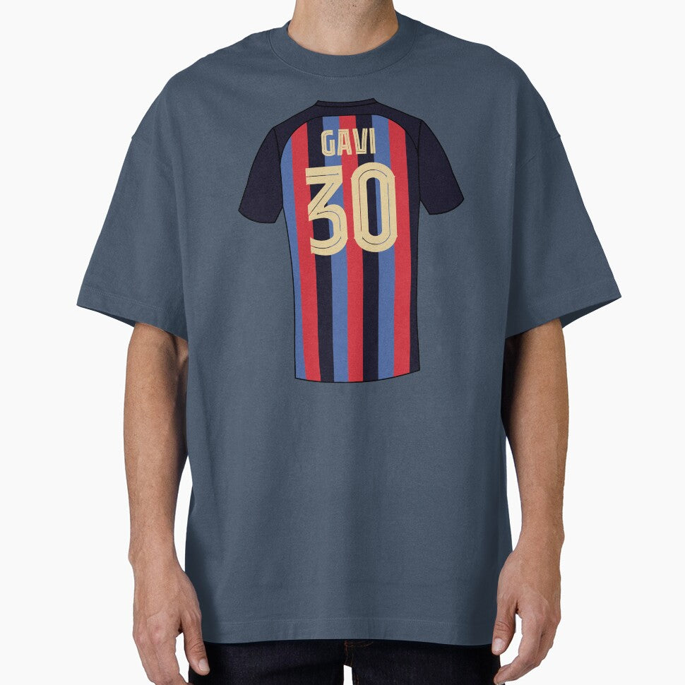 Gavi barcelona football jersey number 30 by Justtrendytees