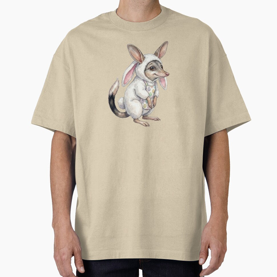 Cute Easter Bilby in Bunny Suit - Watercolor Australian Wildlife by Wennebabs