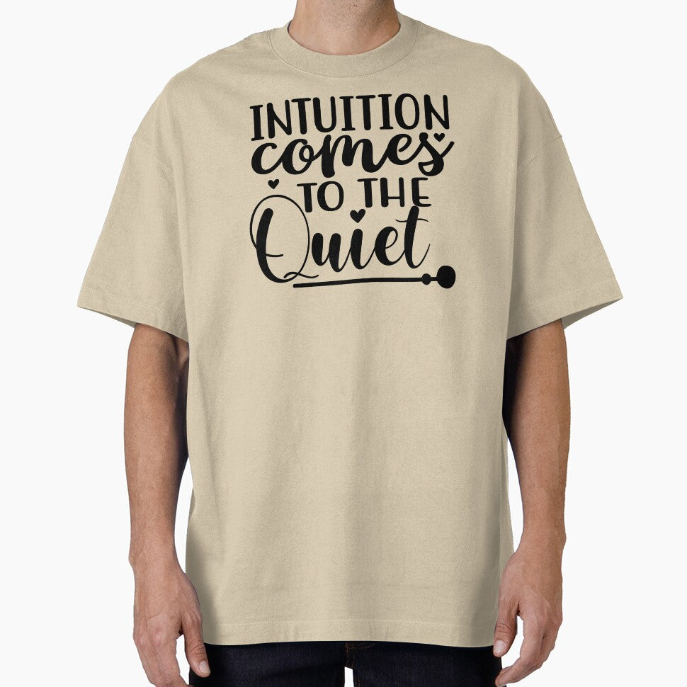Yoga Quote Intuition Comes To The Quiet Motivational Saying by SoccaTamam