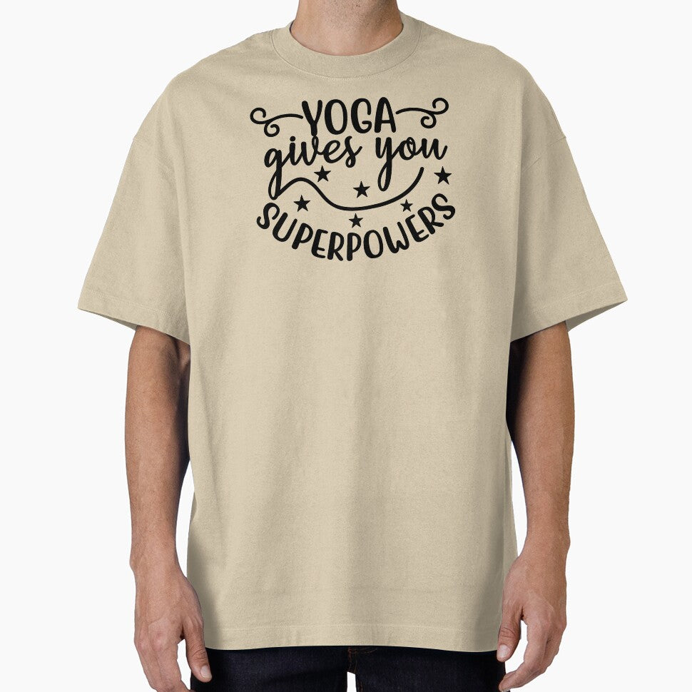 Yoga Quote Yoga Gives You Superpowers Funny Motivational Saying by SoccaTamam
