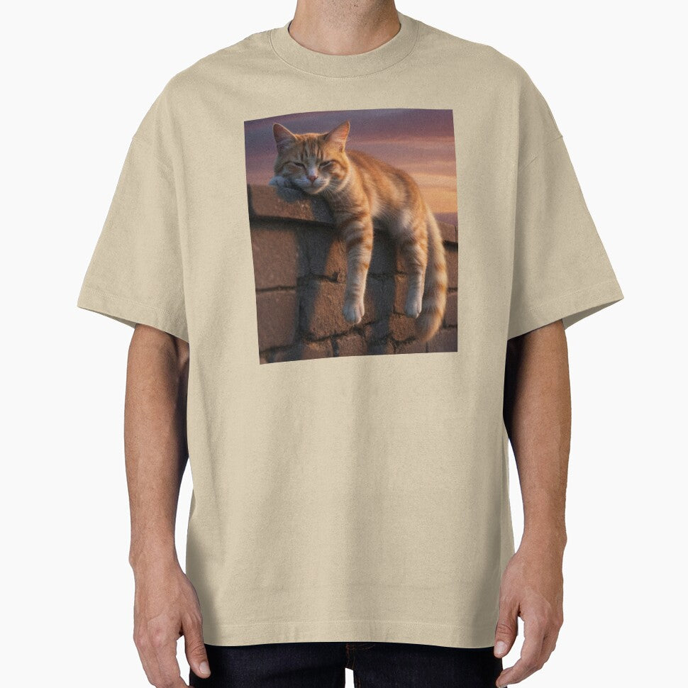 Orange Cat Sleeping by Miryou