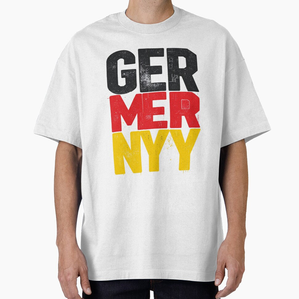 Germany Electric Fracture Football Tee by jackbermess
