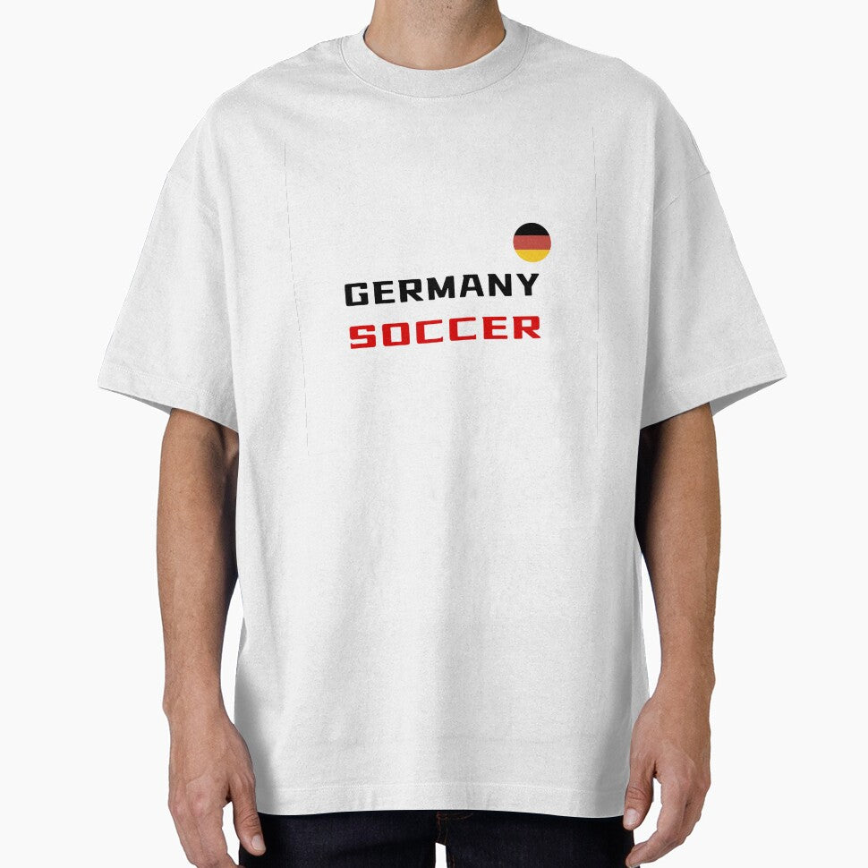 Germany Soccer T-Shirt with Flag – German Fan for '26 | Uncle Jichuan by Uncle-Jichuan
