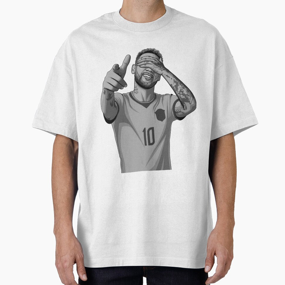 Neymar Black and White Version by Aldduardo