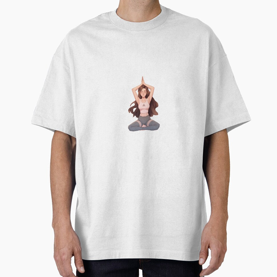 Yoga pose t-shirt by TeeJoyful