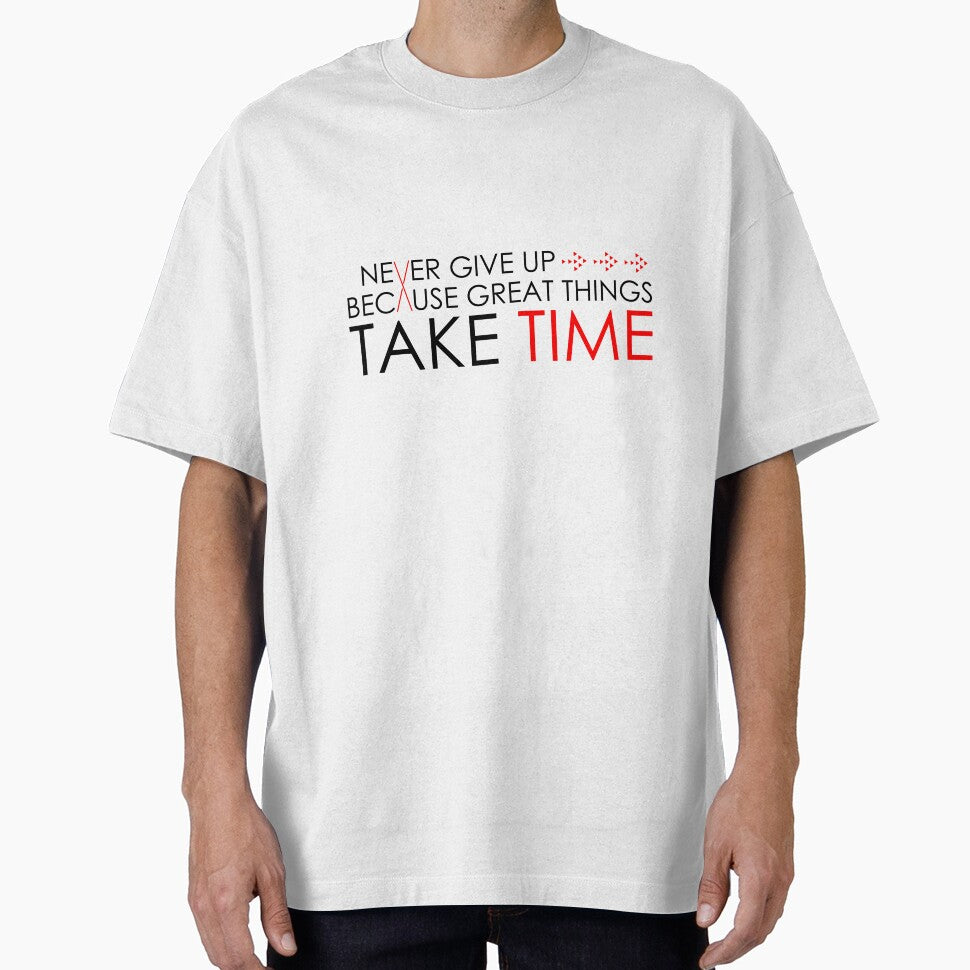 Never Give Up Because Great Things Take Time by doucelune