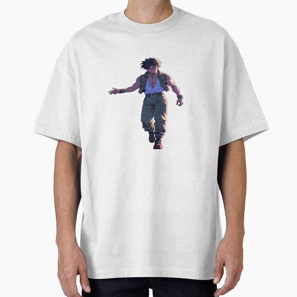 Anime Festival Warrior – Streetwear Muscle Art | Coachella Aesthetic Anime T-Shirt & Sticker by Sushikidsntod