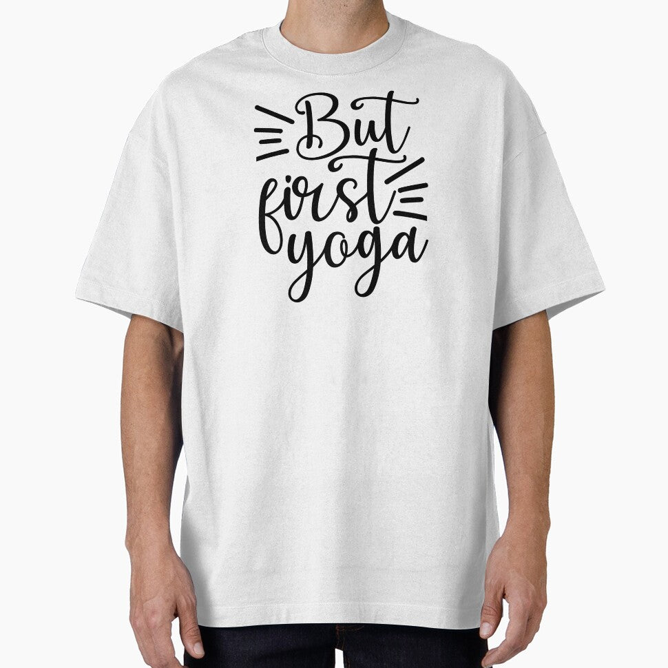 Yoga Sayings But First Yoga Motivational Quote by SoccaTamam