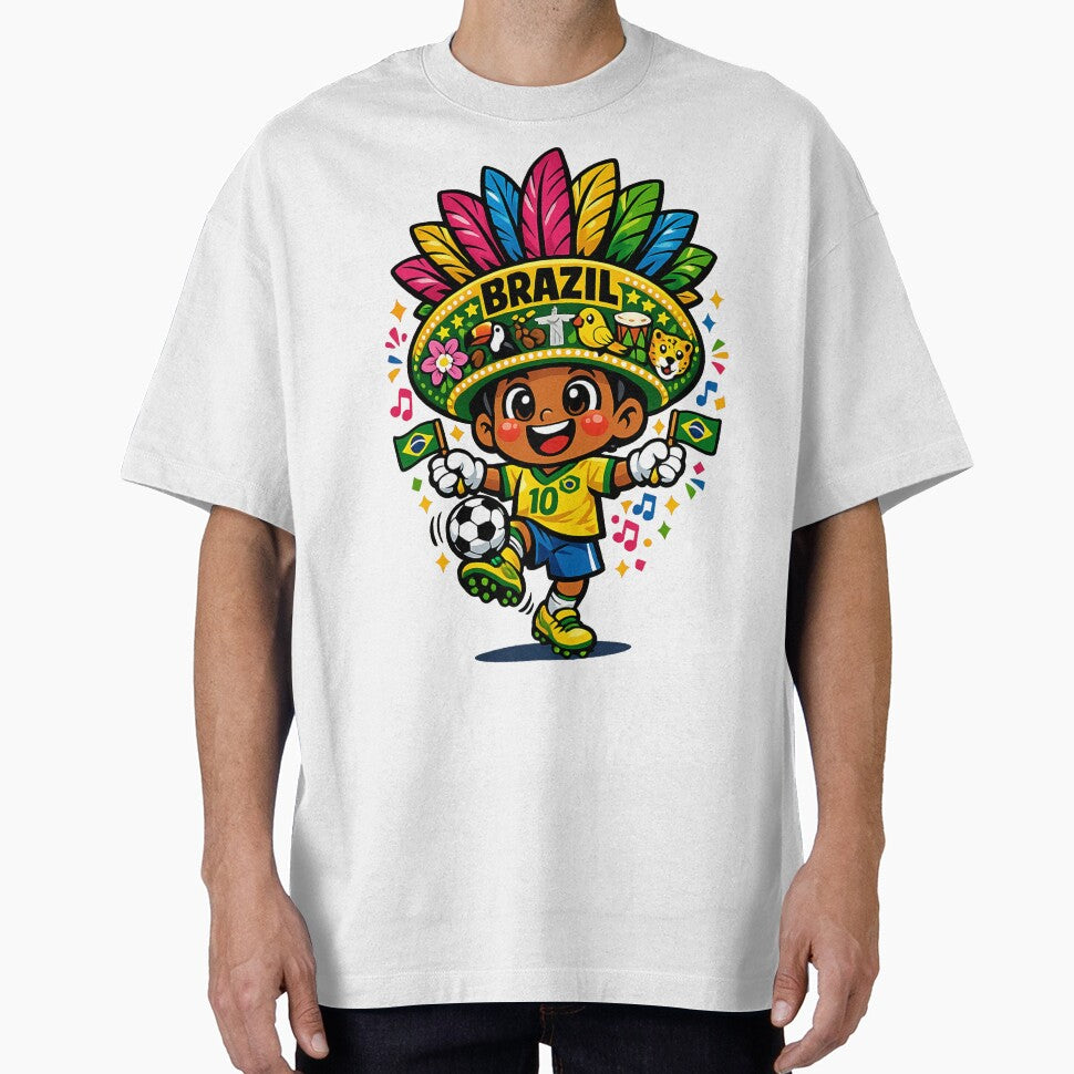 Brazil Football Soccer Mascot | Carnival football tournament Fan Art 2026 by Youngkev-arts