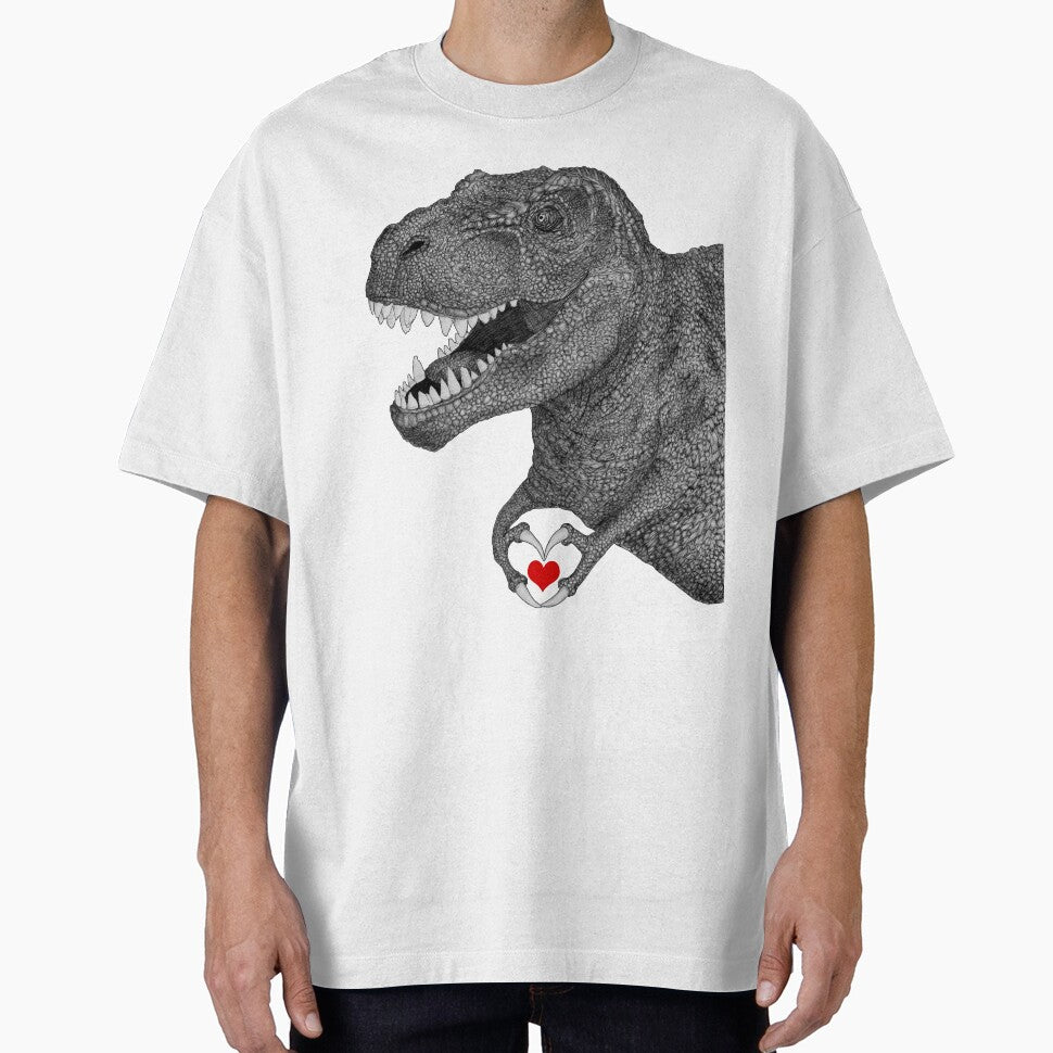T-Rex Love by ECMazur Art