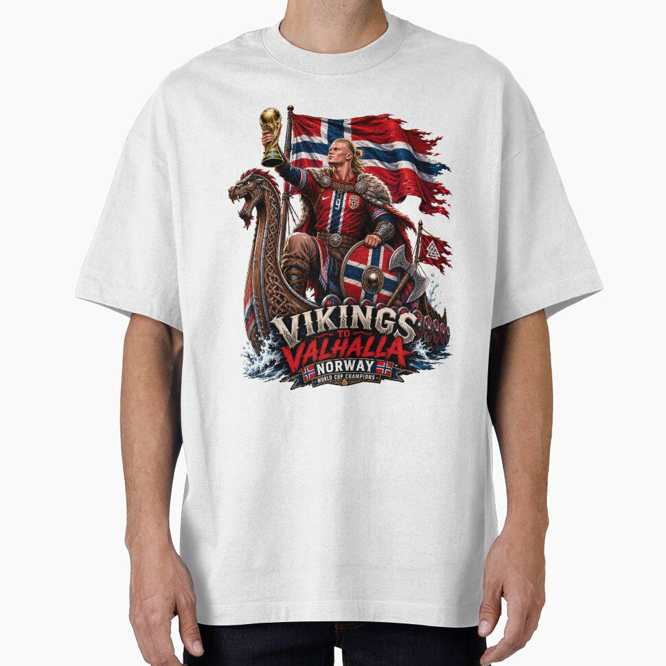 Norway Football Vikings - Nordic Pride & Passion by ox prints