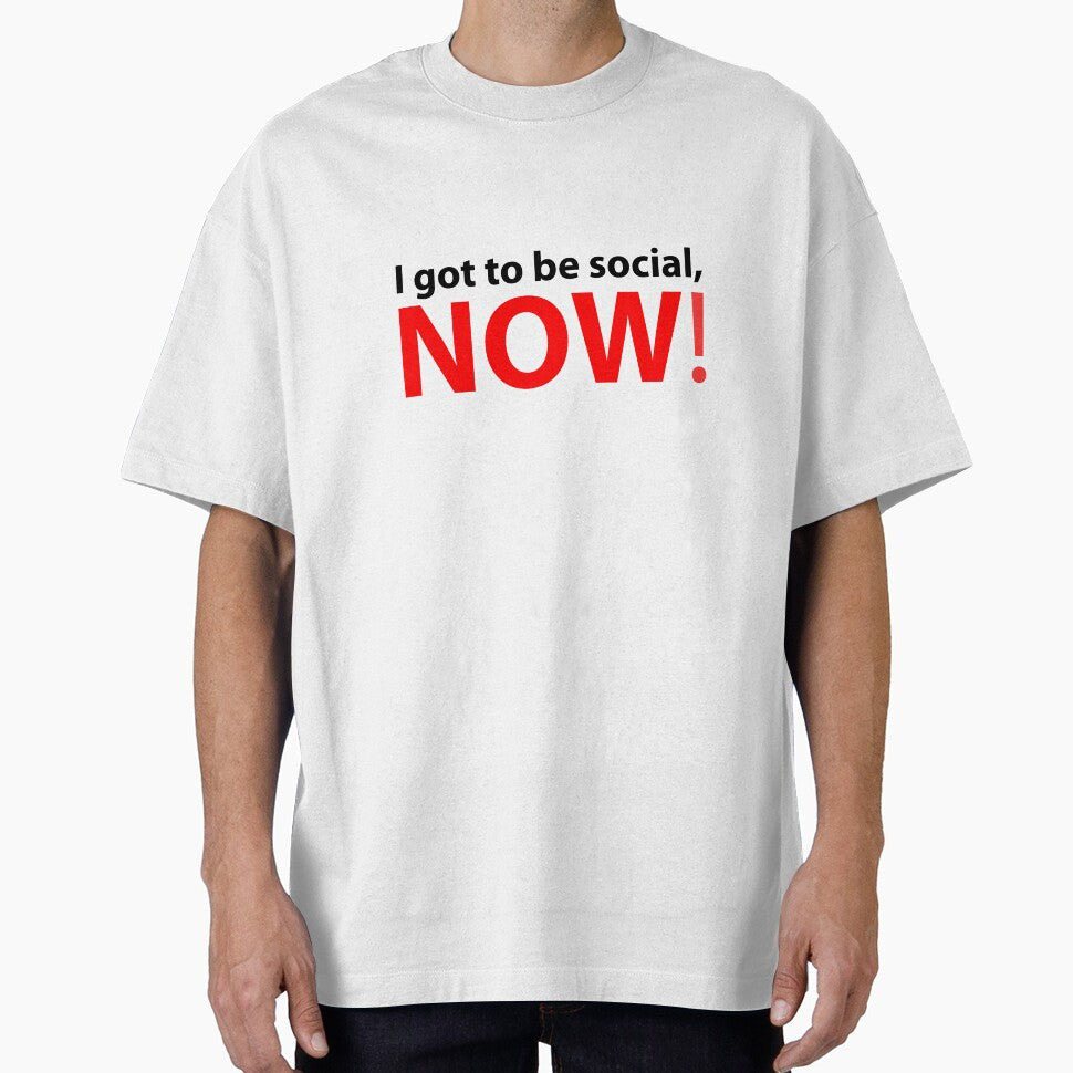 Text: I got to be social, now! by RalNix