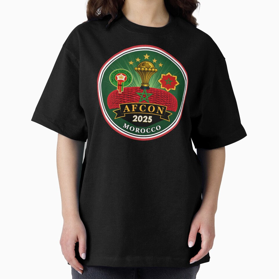 AFCON 2025 Morocco • Prince Moulay Abdellah Stadium • Atlas Lions Football Emblem by InPrintedWord