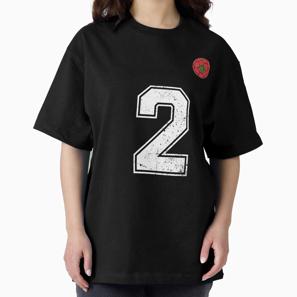 Morocco Soccer Number 2 Vintage Sports Fan by OliviaHayesArt