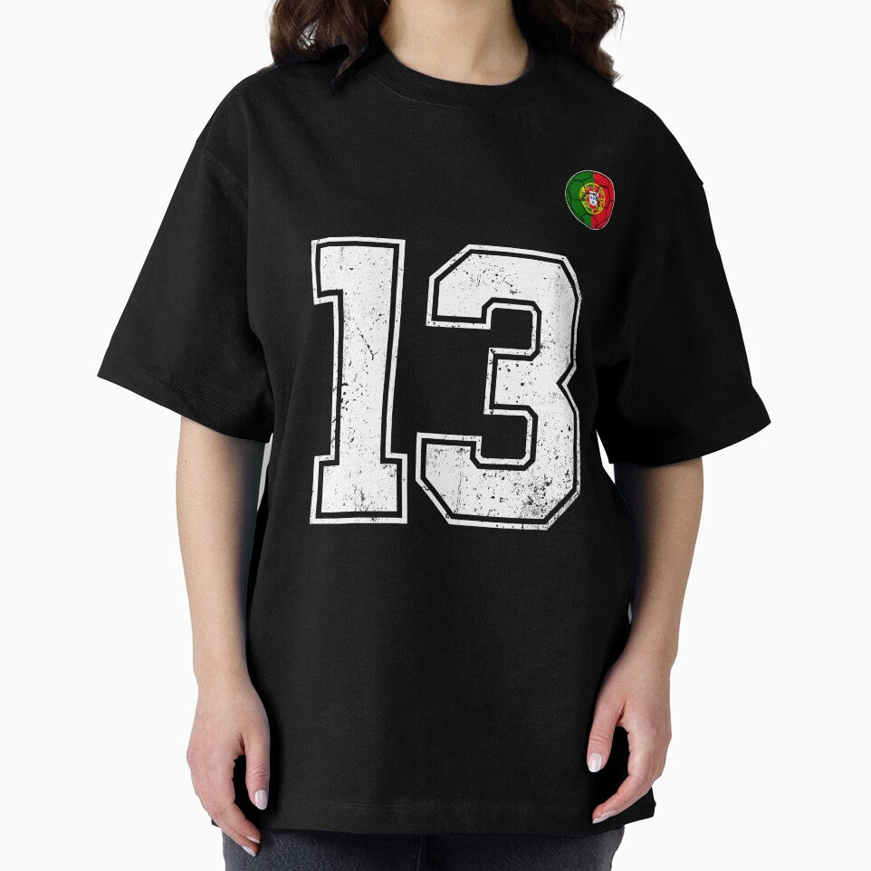 Portugal Soccer Number 13 Vintage Sports Fan by OliviaHayesArt