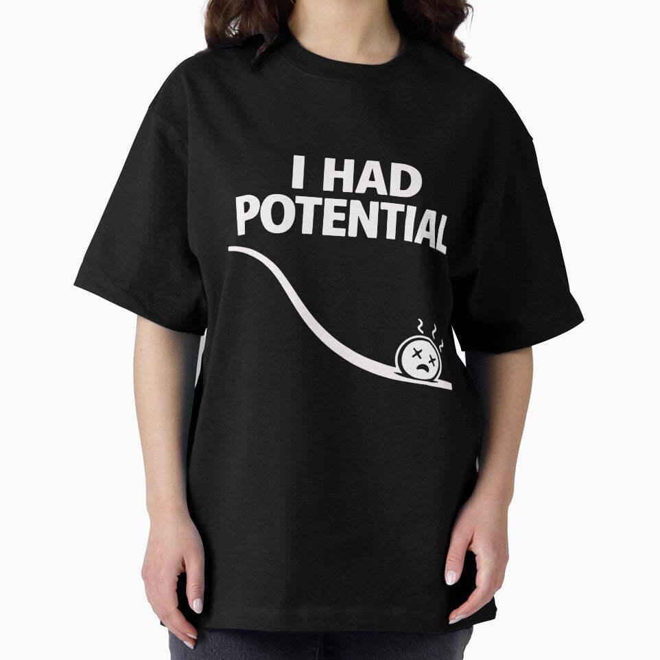 I Had Potential Funny Physics Humor Teacher Science Nerd Joke by kiralynstration