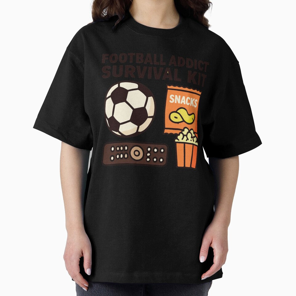 Football Addict Survival Kit Funny Soccer Fan Design by GreennieArt