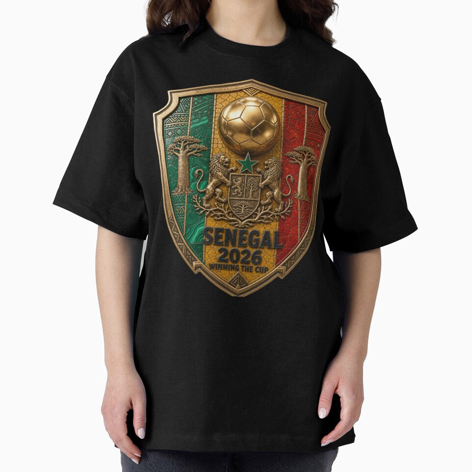 Senegal Soccer Fan Art | Luxury Crest | 2026 Soccer Tournament by BrickByDream