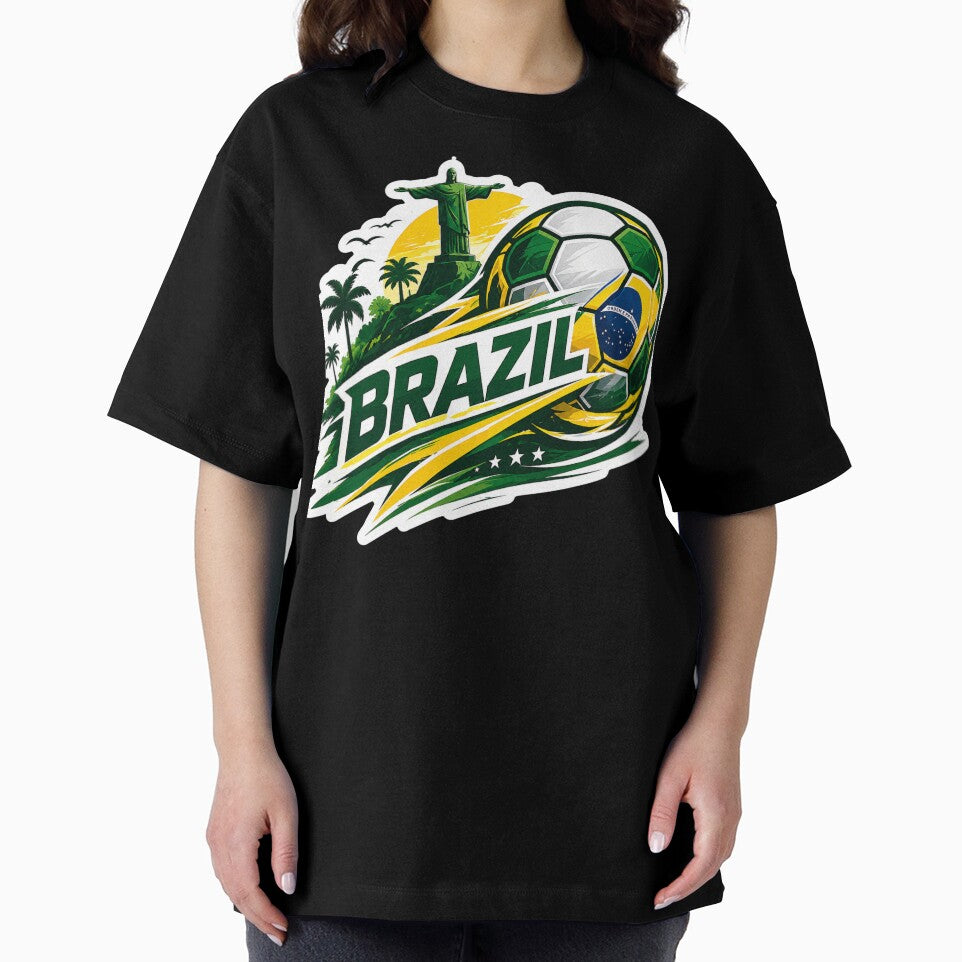 Brazil Football Sticker for Fans Who Feel the Energy of the Game | Soccer Design by shlepyart