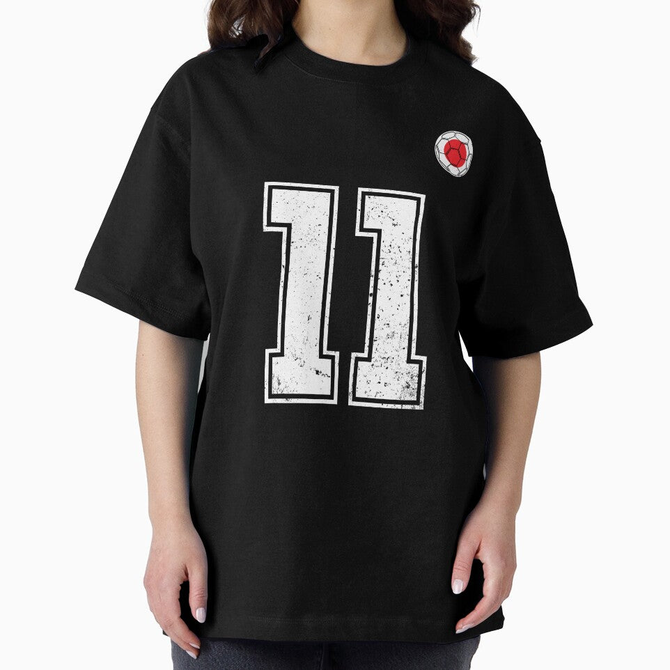 Japan Soccer Number 11 Vintage Sports Fan by LiviuGligoros
