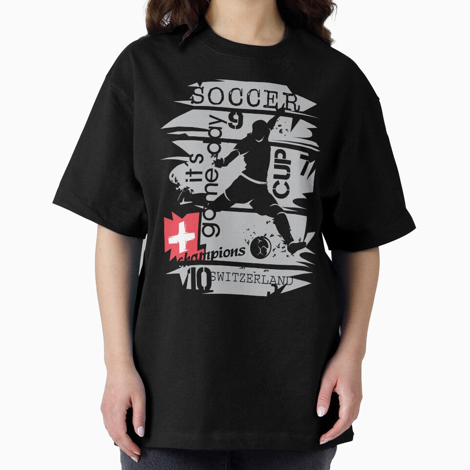 Gift Idea Design Football Switzerland Goal Shot Ball Explosion Fan Illustration by AndreMi