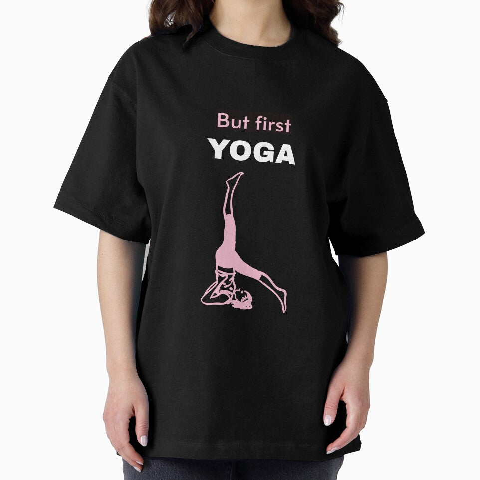 But first Yoga – Minimal Yoga Pose Phone Case for Fitness & Mindfulness Lovers by Giota29
