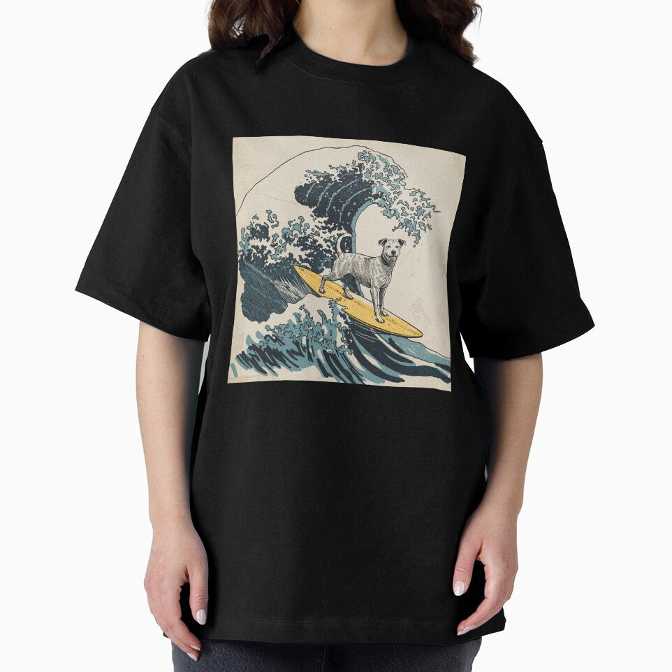 The Great Wave Dog Rider Surf by SOUFIANE1991
