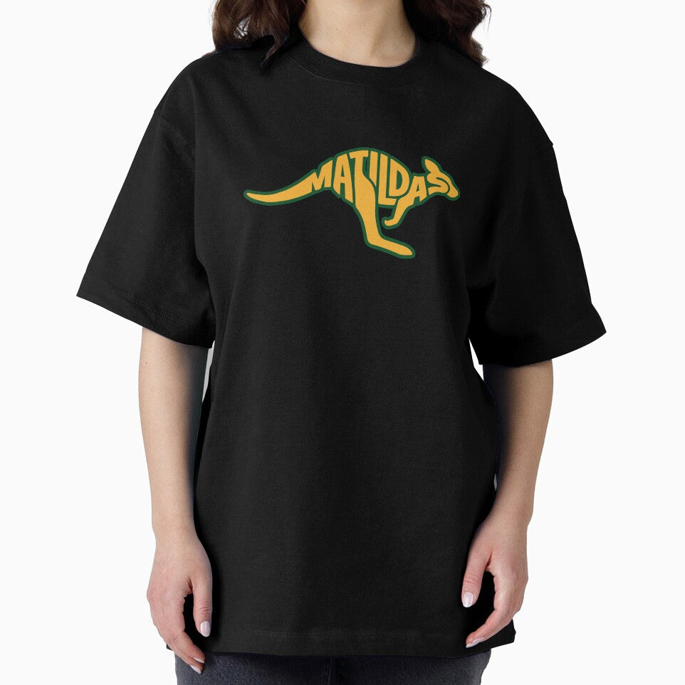 Matildas Kangaroo Typography – A tribute to the pride of Australian Women's Football by H Jonas
