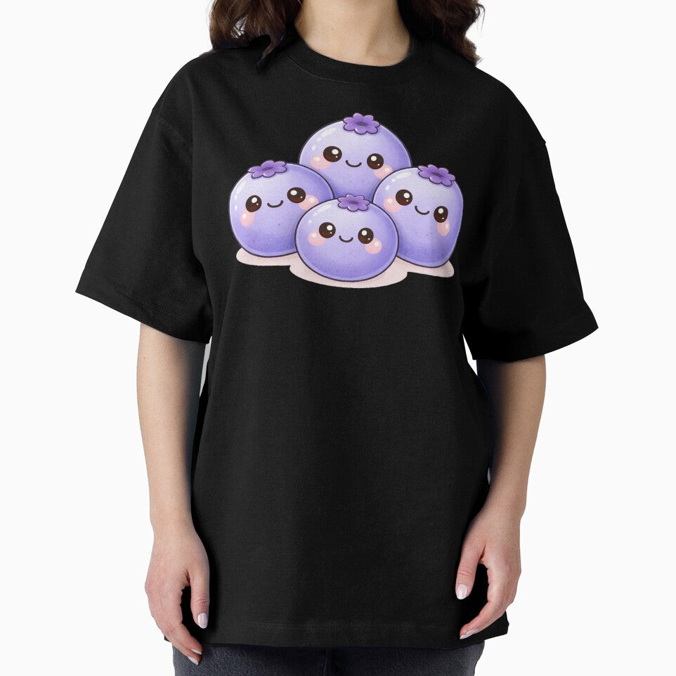 Cute Blueberry Kawaii Fruit Character Pack by ImagenFusionP